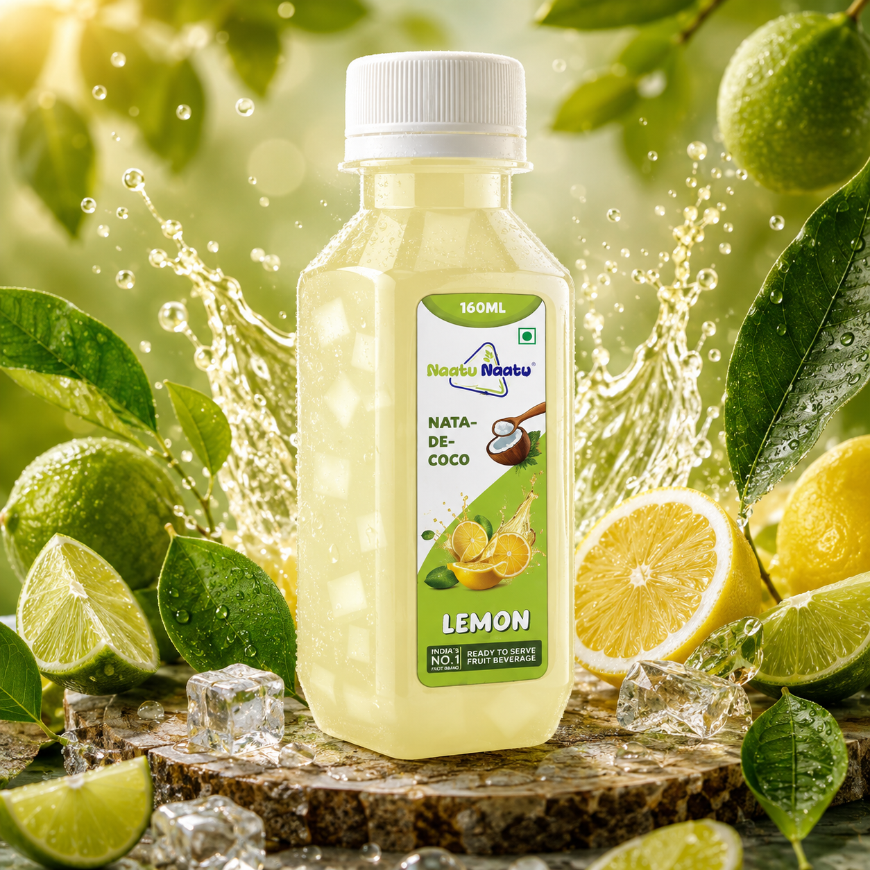 Naatu Naatu Nata-De-Coco Lemon 320ML