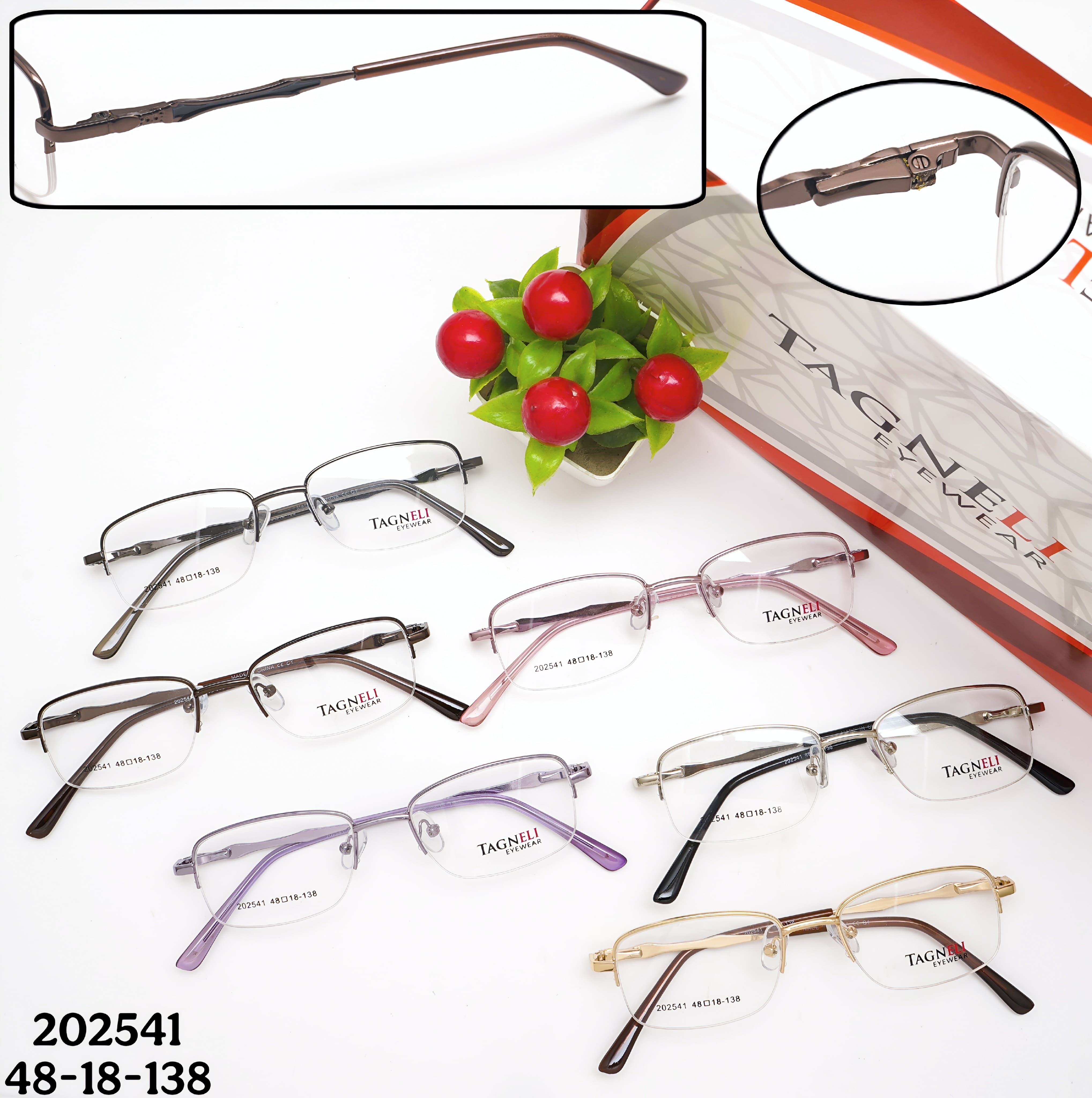 TAGNELI Half Rim Eyewear 202541