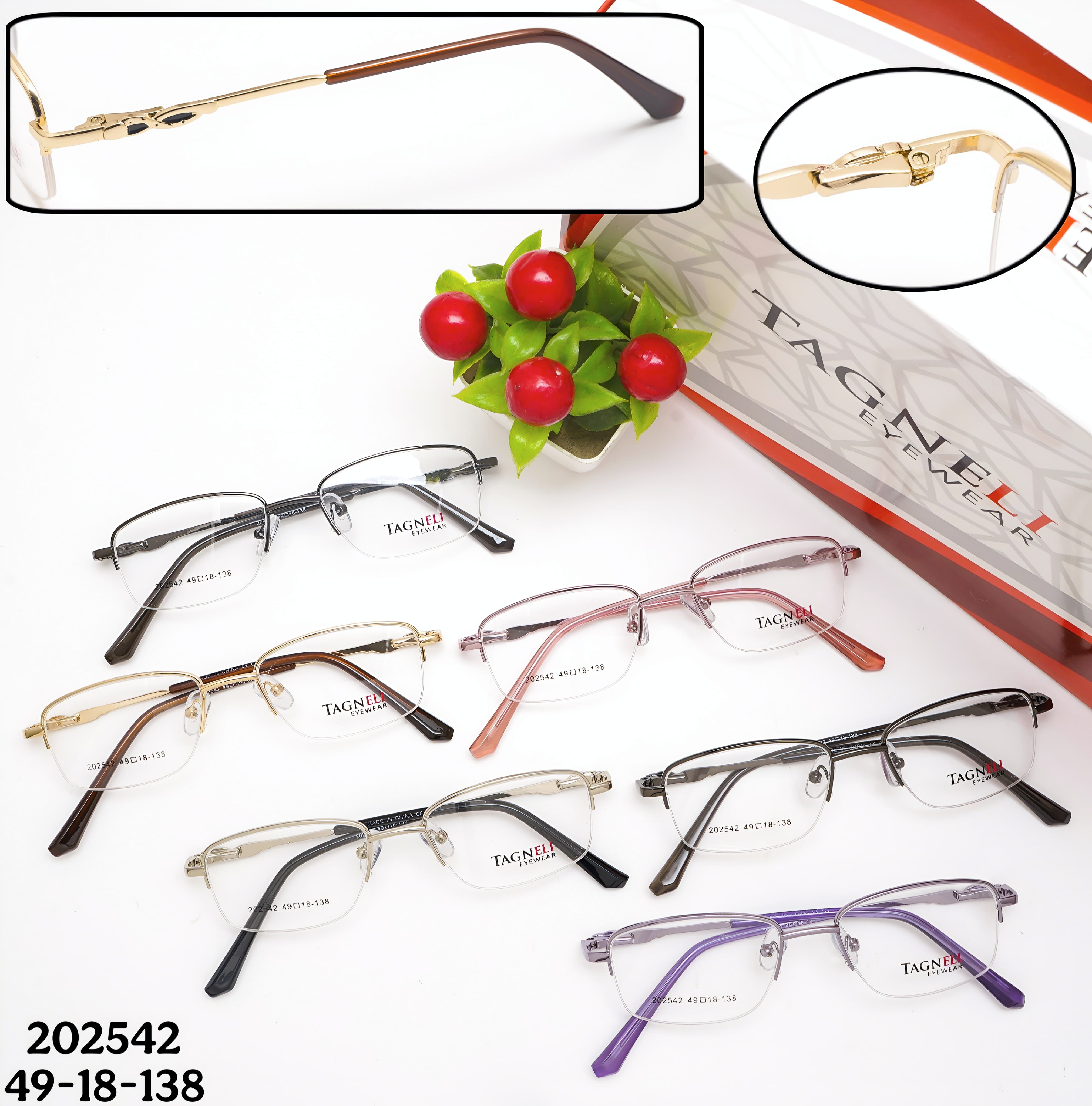 TAGNELI Half Rim Eyewear 202542