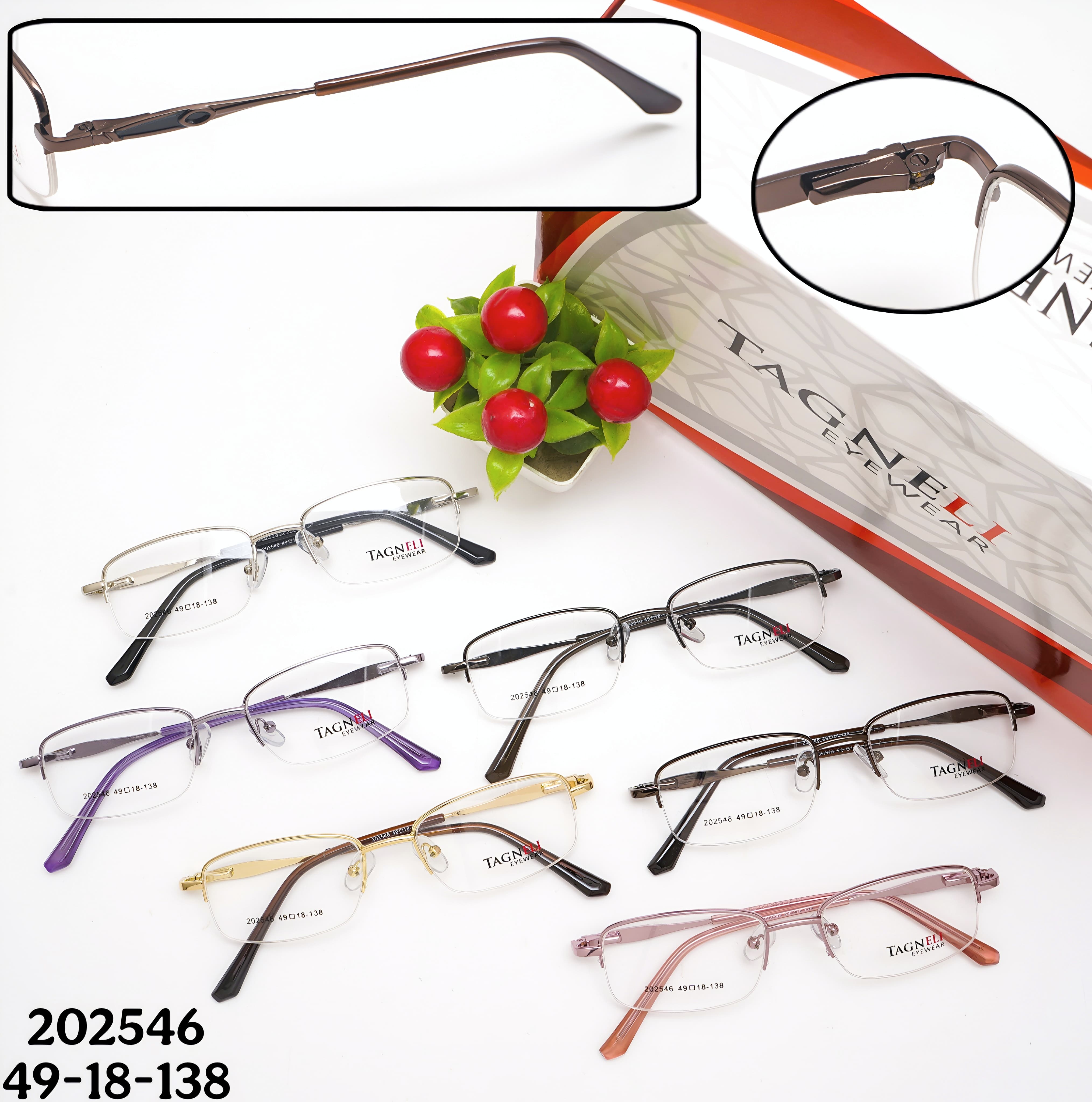 TAGNELI Half Rim Eyewear 202546